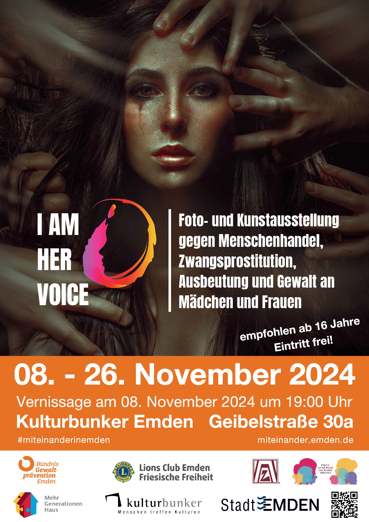 Foto- und Kunstausstellung „I AM HER VOICE“